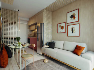 Apartamento, 2 quartos, 34 m² - Foto 2