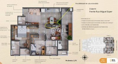 Apartamento, 2 quartos, 63 m² - Foto 1