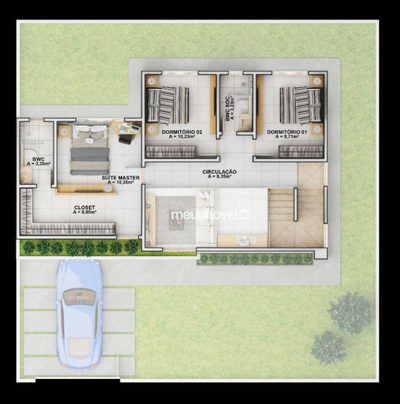 Casa de Condomínio, 3 quartos - Foto 3