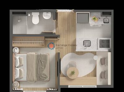 Apartamento, 1 quarto - Foto 5