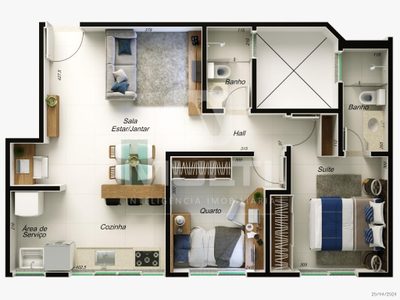 Apartamento, 2 quartos, 51 m² - Foto 5