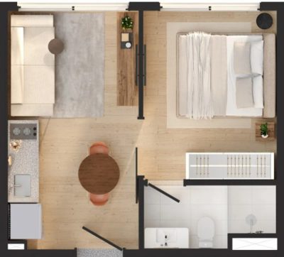 Apartamento, 1 quarto, 27 m² - Foto 4