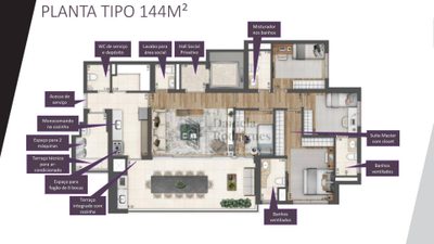 Apartamento, 3 quartos, 132 m² - Foto 5