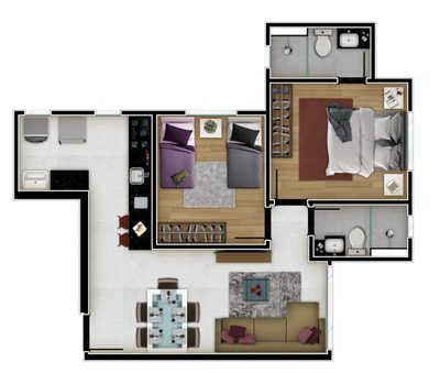 Apartamento, 2 quartos, 54 m² - Foto 5