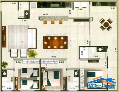 Apartamento, 3 quartos, 143 m² - Foto 2