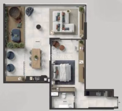 Apartamento, 1 quarto, 105 m² - Foto 4