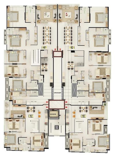Cobertura, 3 quartos, 171 m² - Foto 1