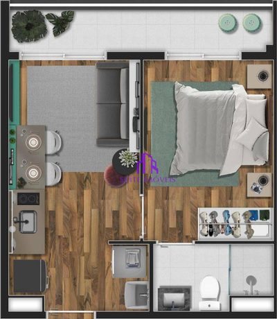 Apartamento, 2 quartos, 39 m² - Foto 3