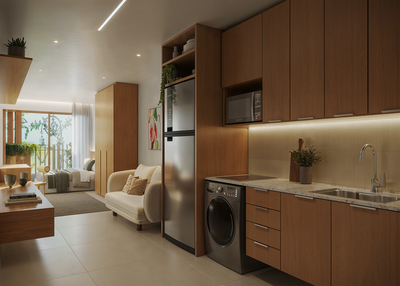 Apartamento, 1 quarto, 30 m² - Foto 3