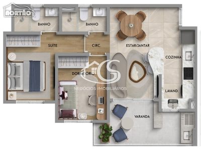 Casa, 3 quartos, 67 m² - Foto 2