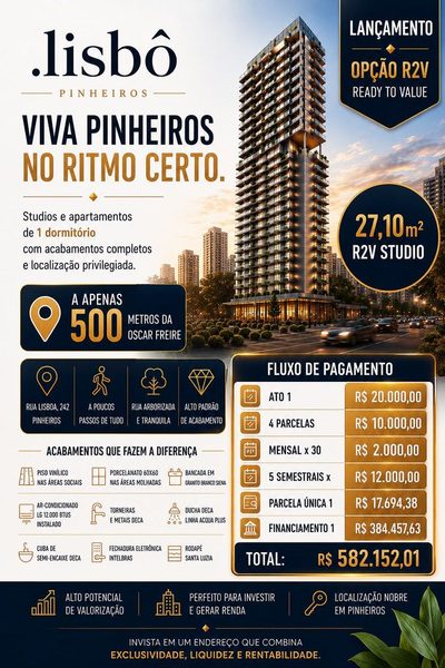 Apartamento, 1 quarto, 45 m² - Foto 1