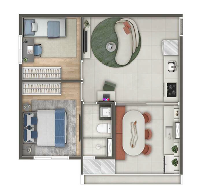 Casa, 2 quartos, 48 m² - Foto 4