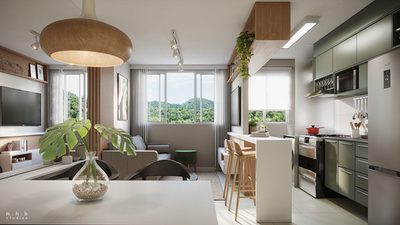 Apartamento, 2 quartos, 52 m² - Foto 3