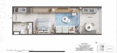 Apartamento, 1 quarto, 37 m² - Foto 5
