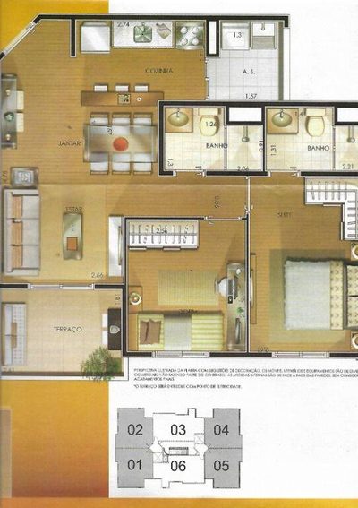 Apartamento, 2 quartos, 57 m² - Foto 5