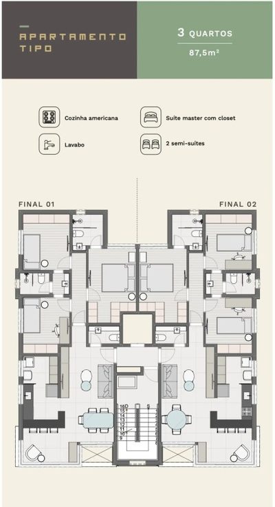 Apartamento, 3 quartos, 102 m² - Foto 5
