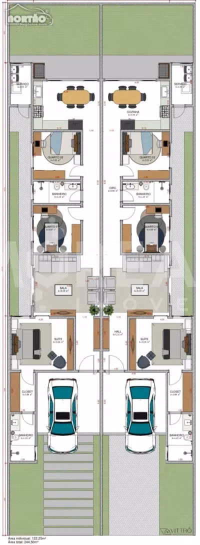 Casa, 4 quartos, 122 m² - Foto 3