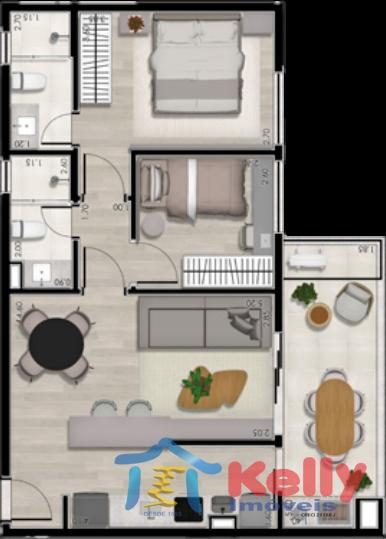 Apartamento, 2 quartos, 69 m² - Foto 3