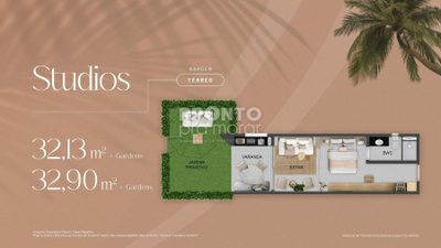 Apartamento, 1 quarto, 32 m² - Foto 1