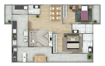 Apartamento, 2 quartos, 94 m² - Foto 3