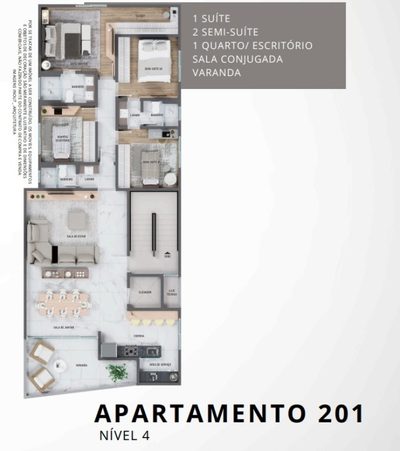 Apartamento, 4 quartos, 145 m² - Foto 4