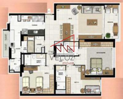 Apartamento, 3 quartos, 148 m² - Foto 1