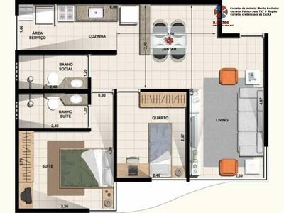 Apartamento, 2 quartos, 57 m² - Foto 4