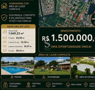 Terreno, 1069 m² - Foto 1