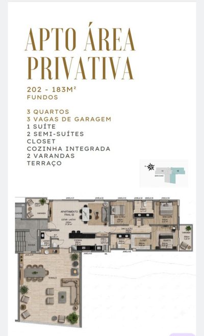 Apartamento, 3 quartos, 114 m² - Foto 4