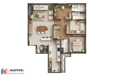 Apartamento, 3 quartos, 118 m² - Foto 4