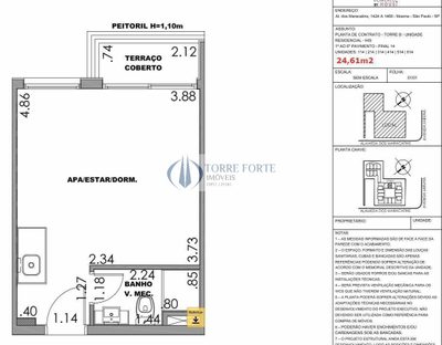 Apartamento, 24 m² - Foto 2