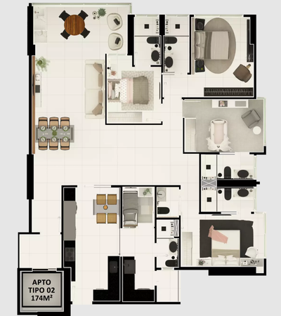 Apartamento, 3 quartos, 139 m² - Foto 5