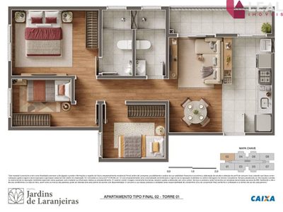 Apartamento, 3 quartos, 64 m² - Foto 2