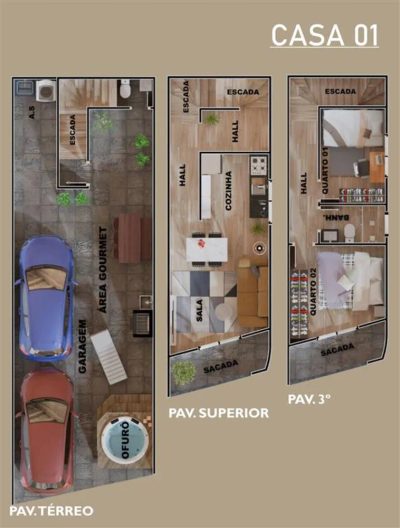 Casa, 2 quartos, 90 m² - Foto 4
