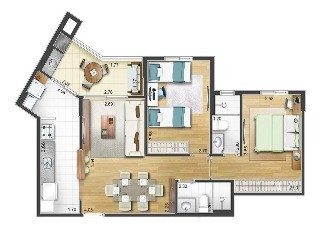 Apartamento, 2 quartos, 82 m² - Foto 3