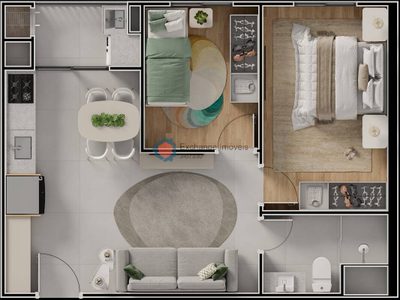 Apartamento, 2 quartos, 41 m² - Foto 2