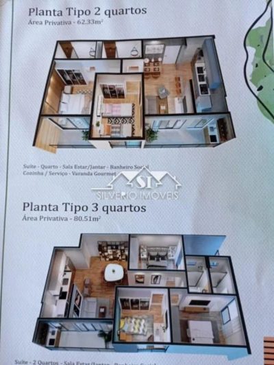 Apartamento, 2 quartos, 63 m² - Foto 3