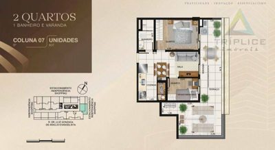 Apartamento, 2 quartos, 56 m² - Foto 2