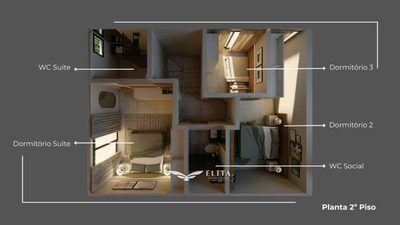 Sobrado, 3 quartos, 93 m² - Foto 5