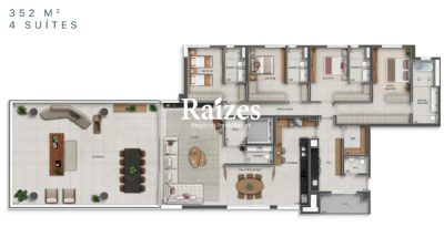 Apartamento, 3 quartos, 300 m² - Foto 4
