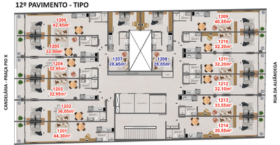 Apartamento, 1 quarto, 41 m² - Foto 2