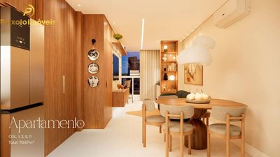 Apartamento, 2 quartos, 70 m² - Foto 3