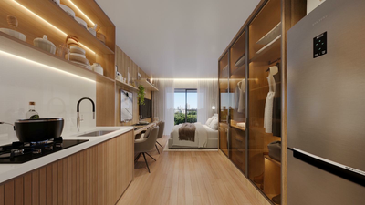 Apartamento, 1 quarto, 19 m² - Foto 4