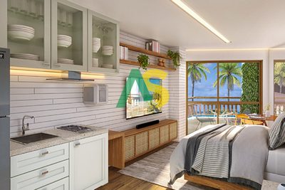 Flat/Apart Hotel, 1 quarto, 50 m² - Foto 2
