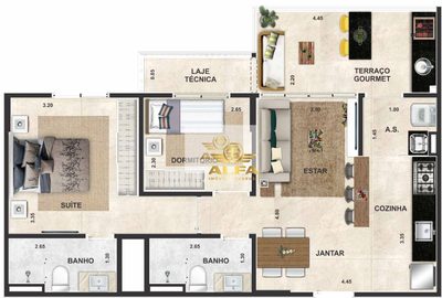 Apartamento, 2 quartos, 66 m² - Foto 5