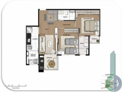 Apartamento, 2 quartos, 90 m² - Foto 3
