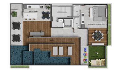 Apartamento, 3 quartos, 68 m² - Foto 2