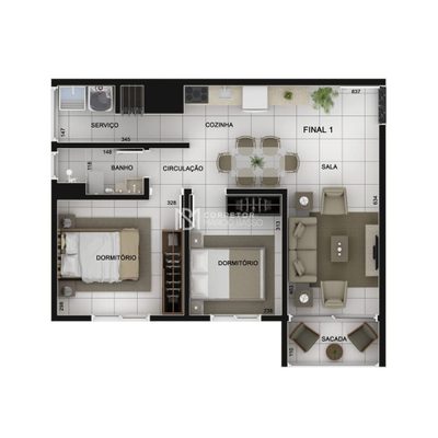 Apartamento, 2 quartos, 57 m² - Foto 4