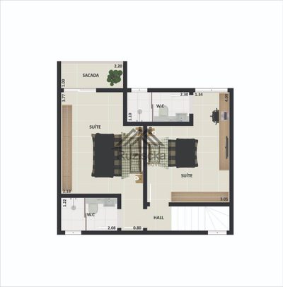 Casa, 2 quartos, 67 m² - Foto 5