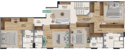 Apartamento, 3 quartos, 131 m² - Foto 4